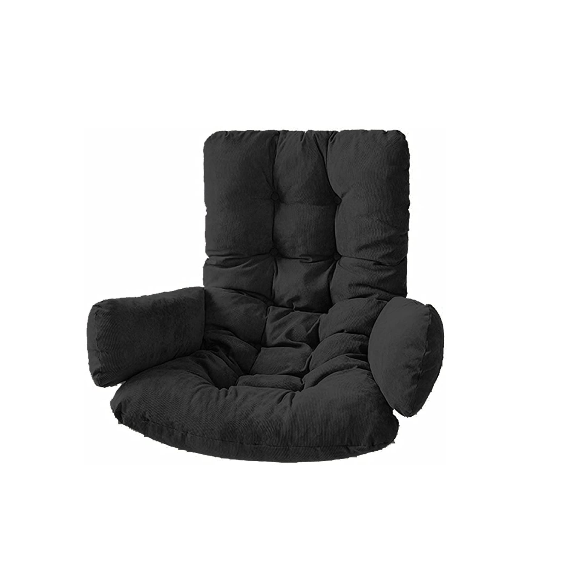 Coussin de siège de panier suspendu doux pour soulager le dos sur fauteuil pivotant