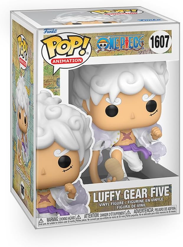 Epic CollectiblesPop Anime: One Piece - Luffy Gear Five Vinyl Figure Bundle with Compatible Funko Box Protector, EC79321