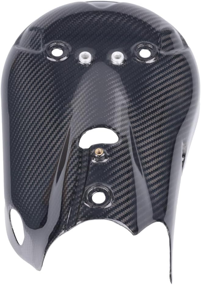 MC 100% 3K Real Carbon Fiber Exhaust Muffler Heat Shield Fit for Ducati Panigale 959 1299 Glossy Twill Weave Motorcycle Bodykit Cowling Replacement Part