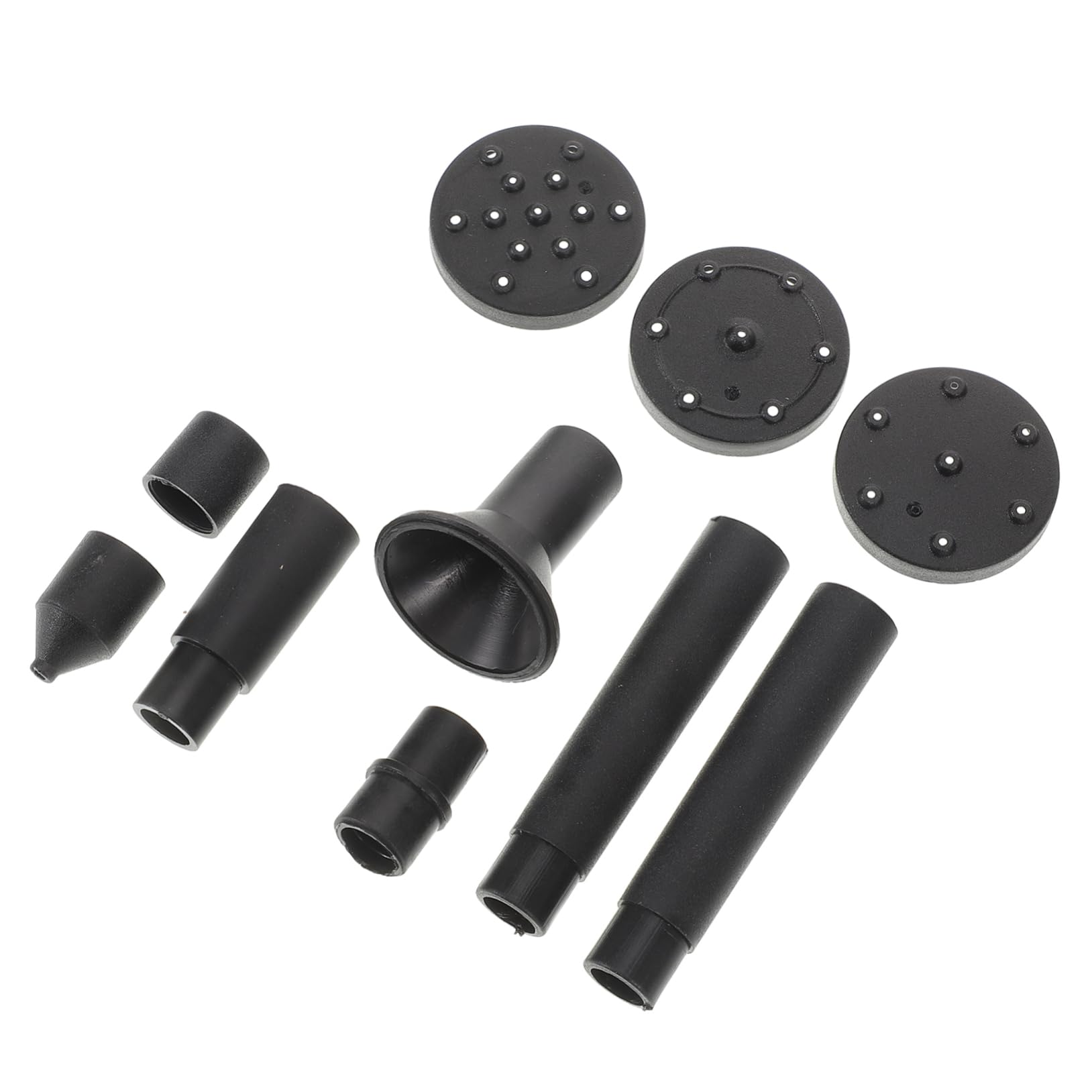 Levemolo Waterproof Solar Fountain Parts for Garden Pond 10-pack Nozzle Kits for Outdoor Water Feature