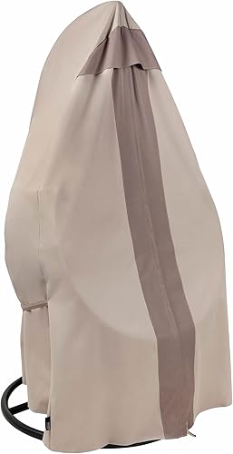 MODERN LEISURE Monterey - Funda para silla de huevo de patio, 45 pulgadas de largo x 42 pulgadas de ancho x 75 pulgadas de alto, beige