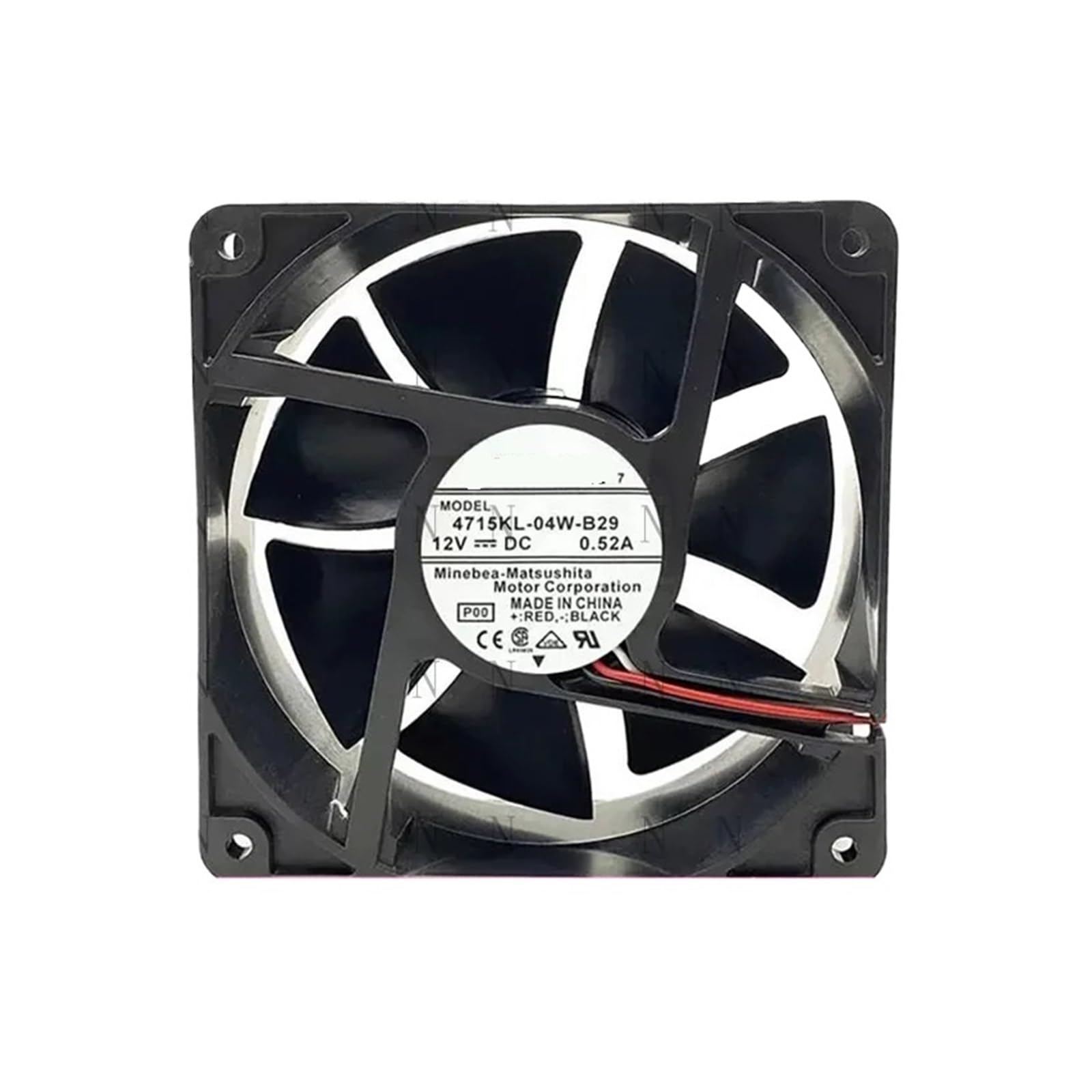 BALYDLUL Cooling Fan 4715KL-04W-B29 12VDC 0.52A 3-wires 120 * 120 * 38mm