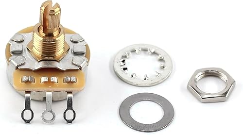 Miniatura 2 de 3 Potenciómetros de audio de eje de división corta CTS 250K  condensador de caída naranja 047uF400v