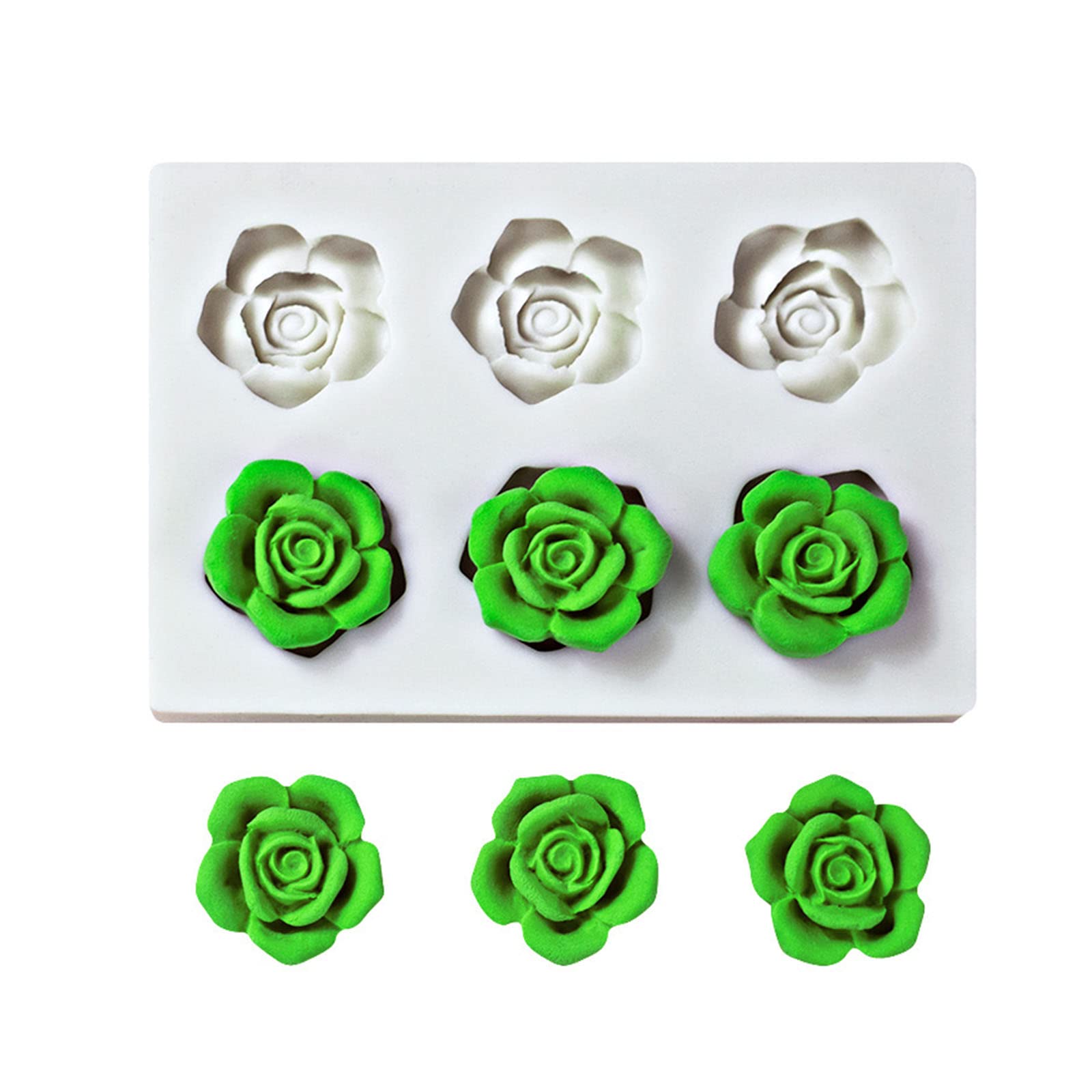 Tsophreniq Bean Cake Silicone Mold Chocolate Candy for Dessert Ice Block Cupcake Decor Baking Tool Cake Baking Tools