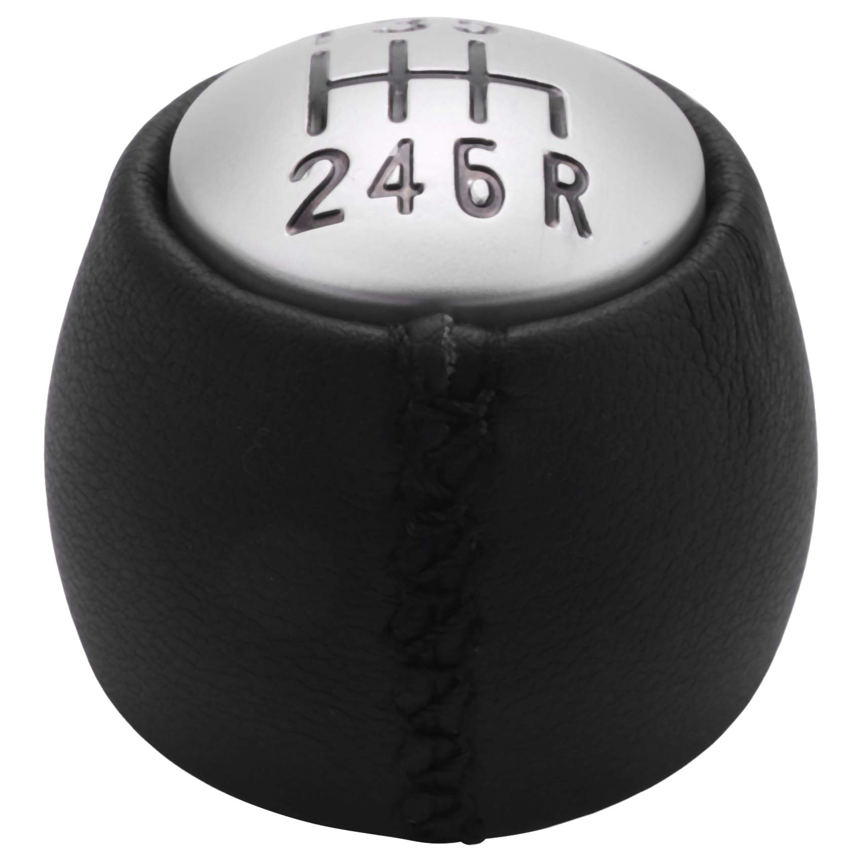 Pomello Cambio 5 Marce In Pelle Per Excelle GT/XT 2009-2014 - Leva Manuale, Ricambio 55565904, Nero - 6