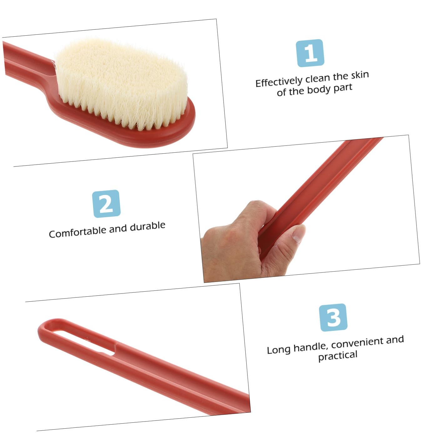 2 Pz Spazzola Per Pulire La Schiena Spugne Per Il Bagno Spazzola Per La Schiena Maneggiare La Spazzola Per Il Corpo Lana Ondulata Di Nylon Uomini e Donne Fare Un Bagno Asciugamano