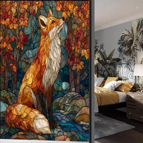 Película adhesiva para ventana de vidrio color Fox miniatura 3
