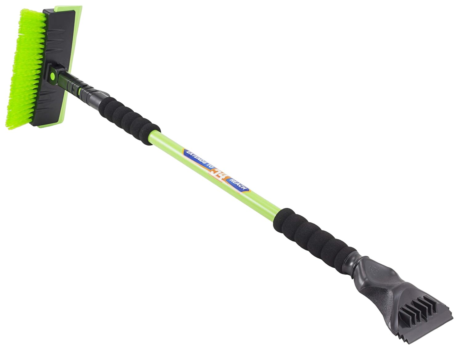Subzero 14403 54" Extendable Snow Plow/Snow Broom Combo with Pivoting