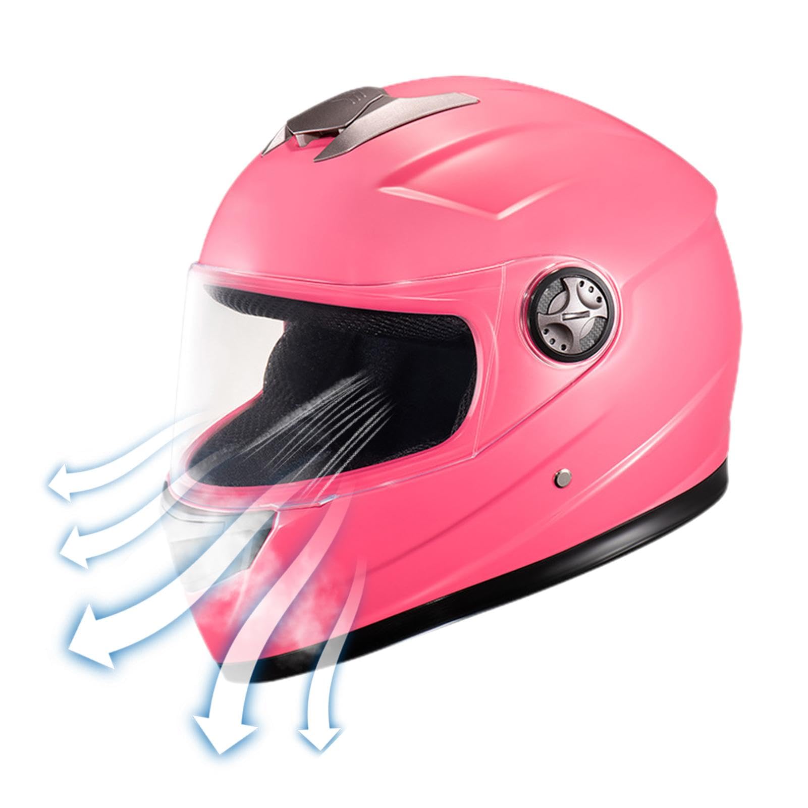 Kaski motocyklowe na całą twarz, oddychające, zimowe, z odpinanym szalikiem, wygodne i trwałe, ochronne kaski dla dorosłych, na rower, motocykl, rower szosowy