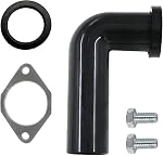 Garbage Disposal Drain Elbow Kit Compatible with Garbage Disposal 1-1/2 Replacement Part Includes 1.5" Elbow, Flange, Gasket, and Two Screws