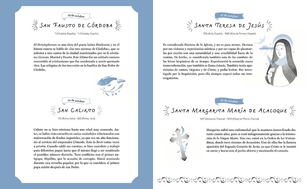 Un santo para cada día: Historias para crecer en fe, esperanza y amor (No ficción infantil)