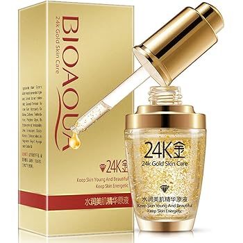 Download Amazon Com Bioaqua 24k Silk Gold Face Mask Skin Moisturizing Anti Wrinkle Collagen Hydra Essence 10g Beauty PSD Mockup Templates
