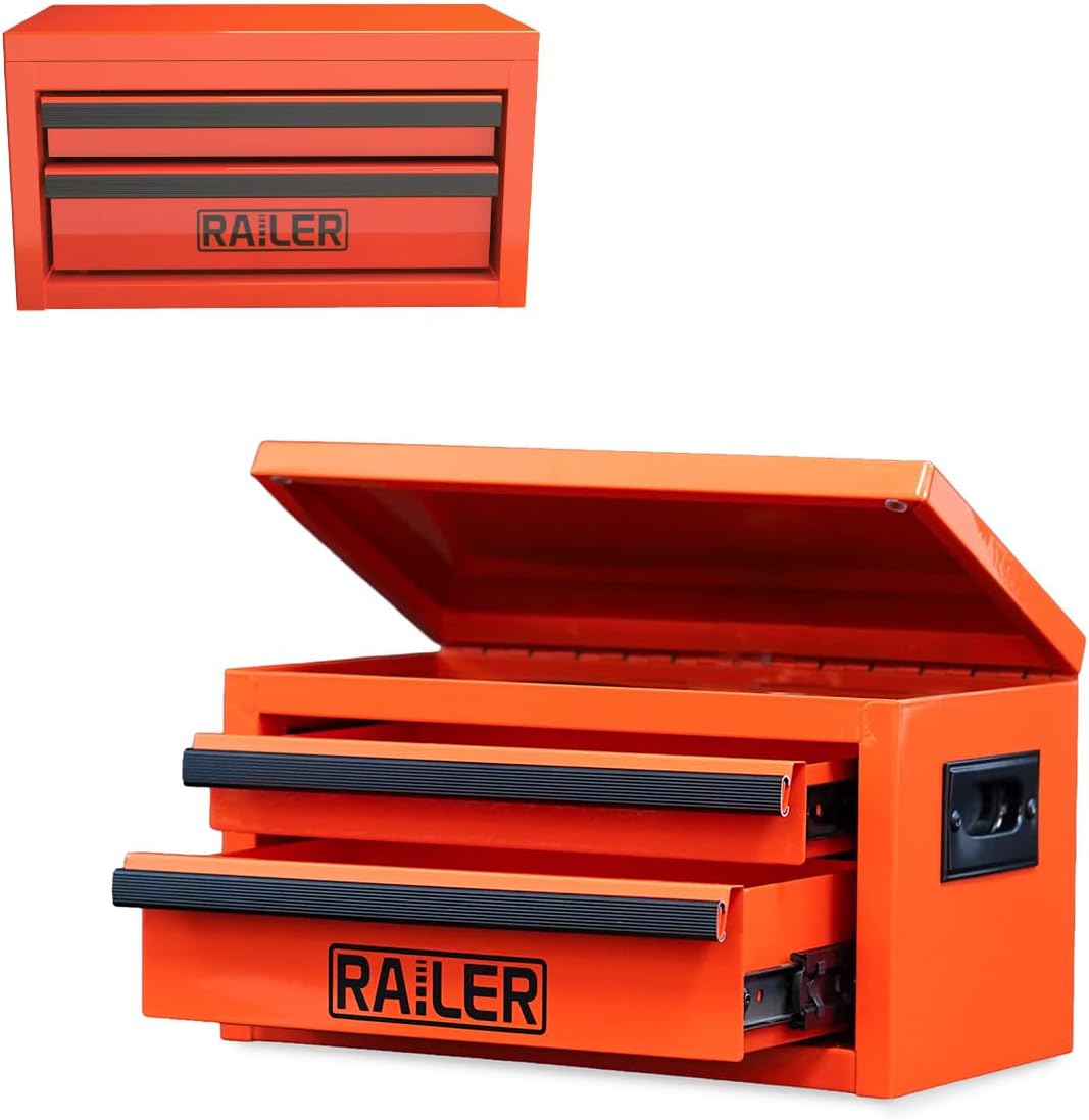Mini Metal Tool Box Organizer Small Steel Drawer Storage Workshop Chest