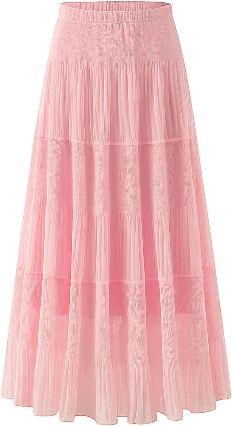 Pink maxi skirt Clearance