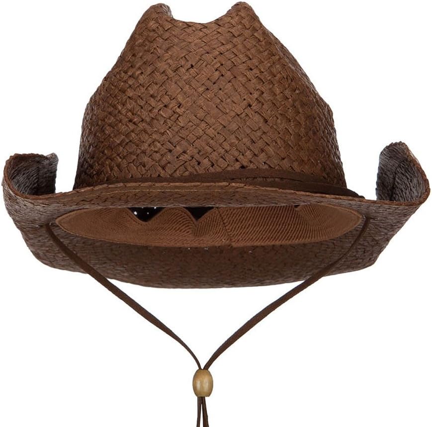 Mega Cap Western Toyo Cowboy Hat - Chocolate OSFM