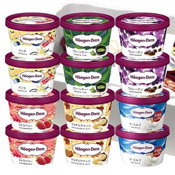 Amazon.co.jp: 【HD】ハーゲンダッツ ミニカップ Cセット 12個入