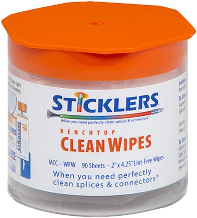 MicroCare Fiber Wipes Lint Free Cloth Dispenser, 90 sheets