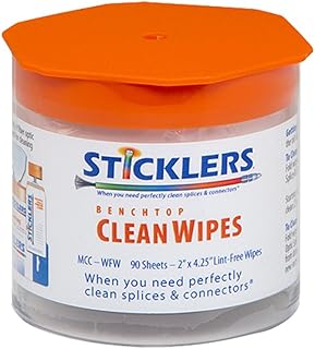 MicroCare Fiber Wipes Lint Free Cloth Dispenser, 90 sheets