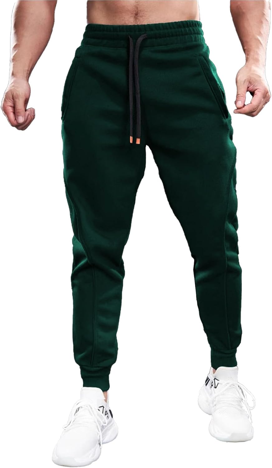 Fioboc Weekend Performance Joggers for Men Sweatpants with Zipper Pockets Athletic Jogger Mens Workout Pants M-3XL