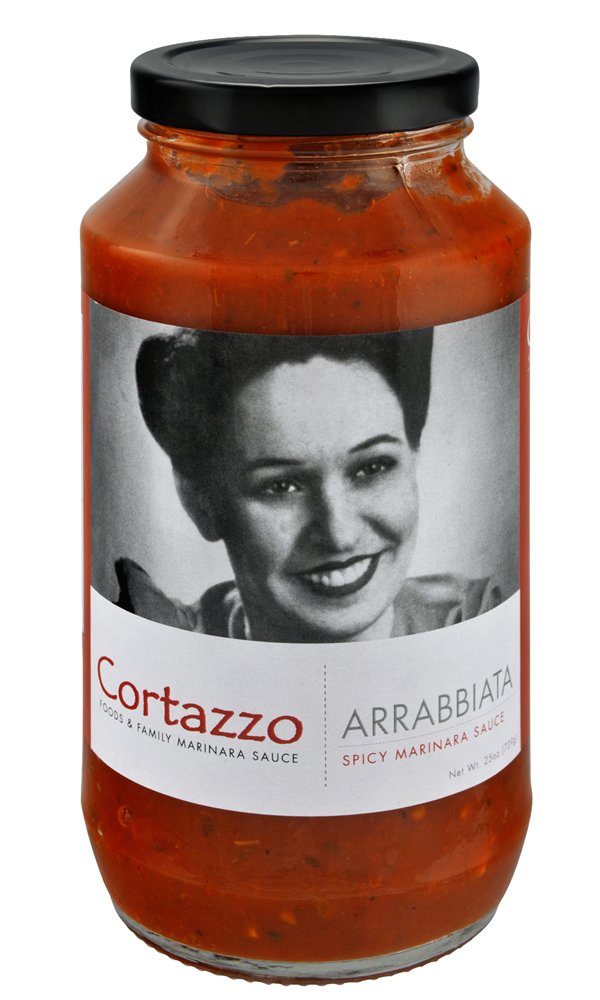 Cortazzo Arrabbiata Sauce - Spicy Marinara Pasta Sauce | Tomato Sauce Made with Fresh & All-Natural Ingredients | Non GMO, Vegan, Gluten Free