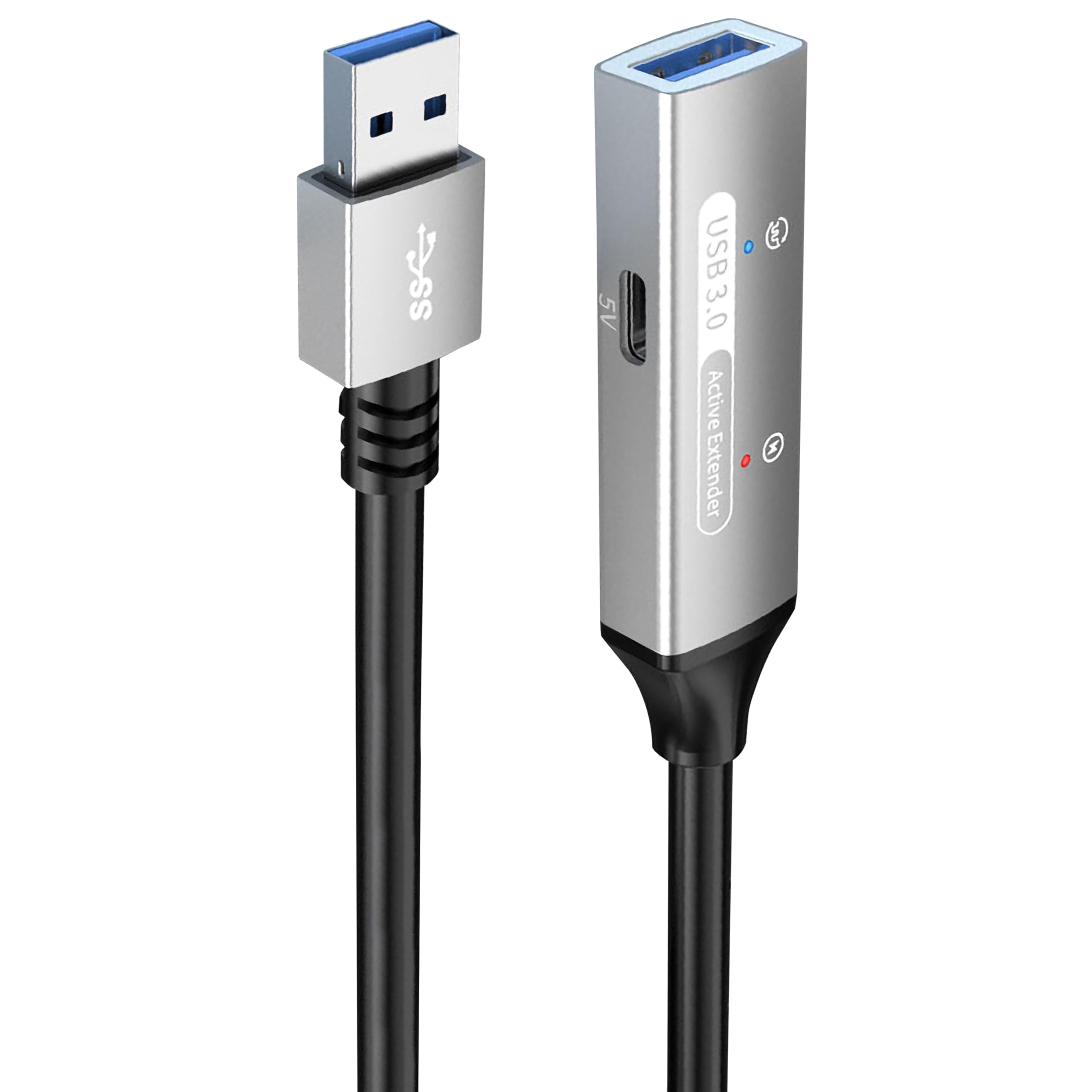 PremiumCord Aktives USB Verlängerungskabel mit Repeater 20m – Bild 2