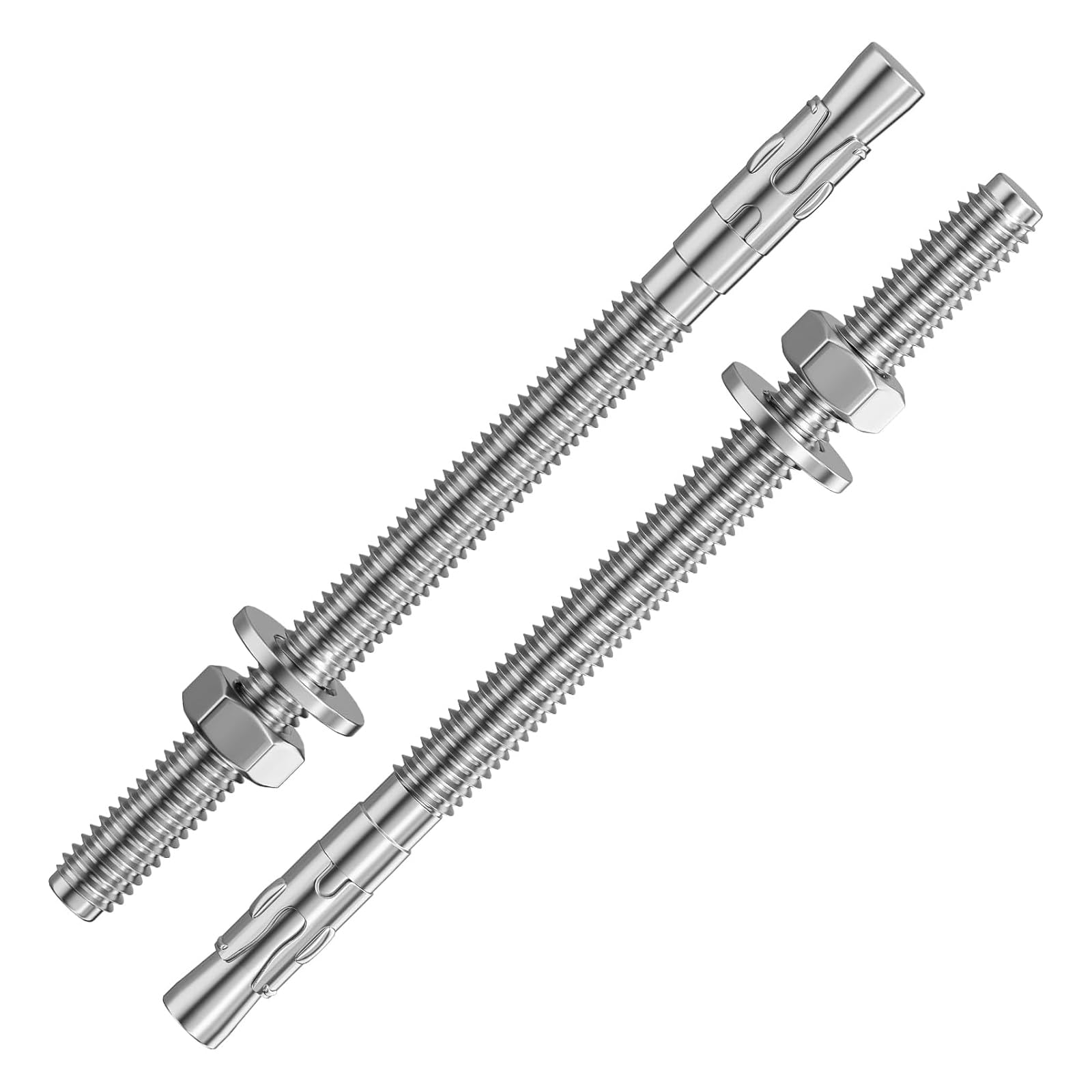 Wavanta M10 x 120mm Heavy Duty Expansion Bolts, Shield Anchor Bolts, 6Pcs