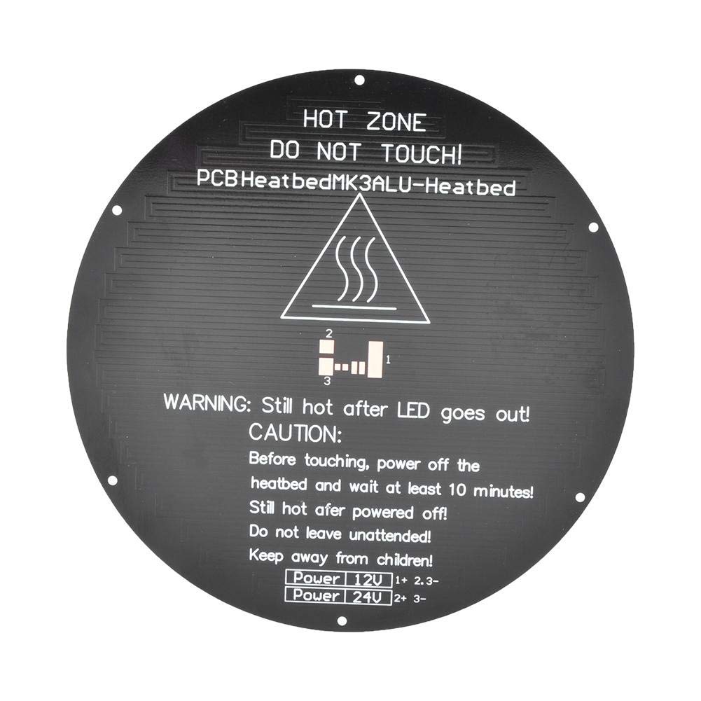 Pressure Resistance Round Hot Bed, Lightness Thinness Hot Bed, Reliable For Printer 3D Printer