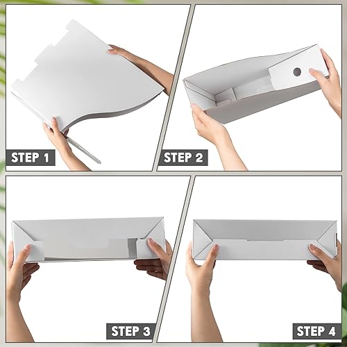 Miniatura 3 de Thenshop 6 unidades de almacenamiento de papel para álbumes de recortes, organizador de almacenamiento de papel de 12 x 12 pulgadas, con pestañas,