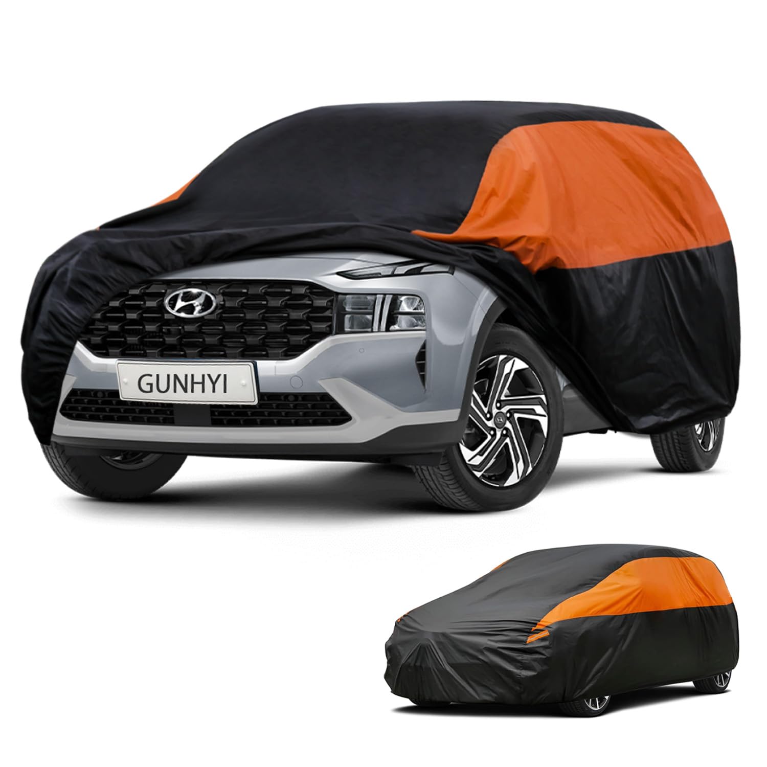 GUNHYI Waterproof SUV Full Car Cover Custom Fit Hyundai Santa Fe
