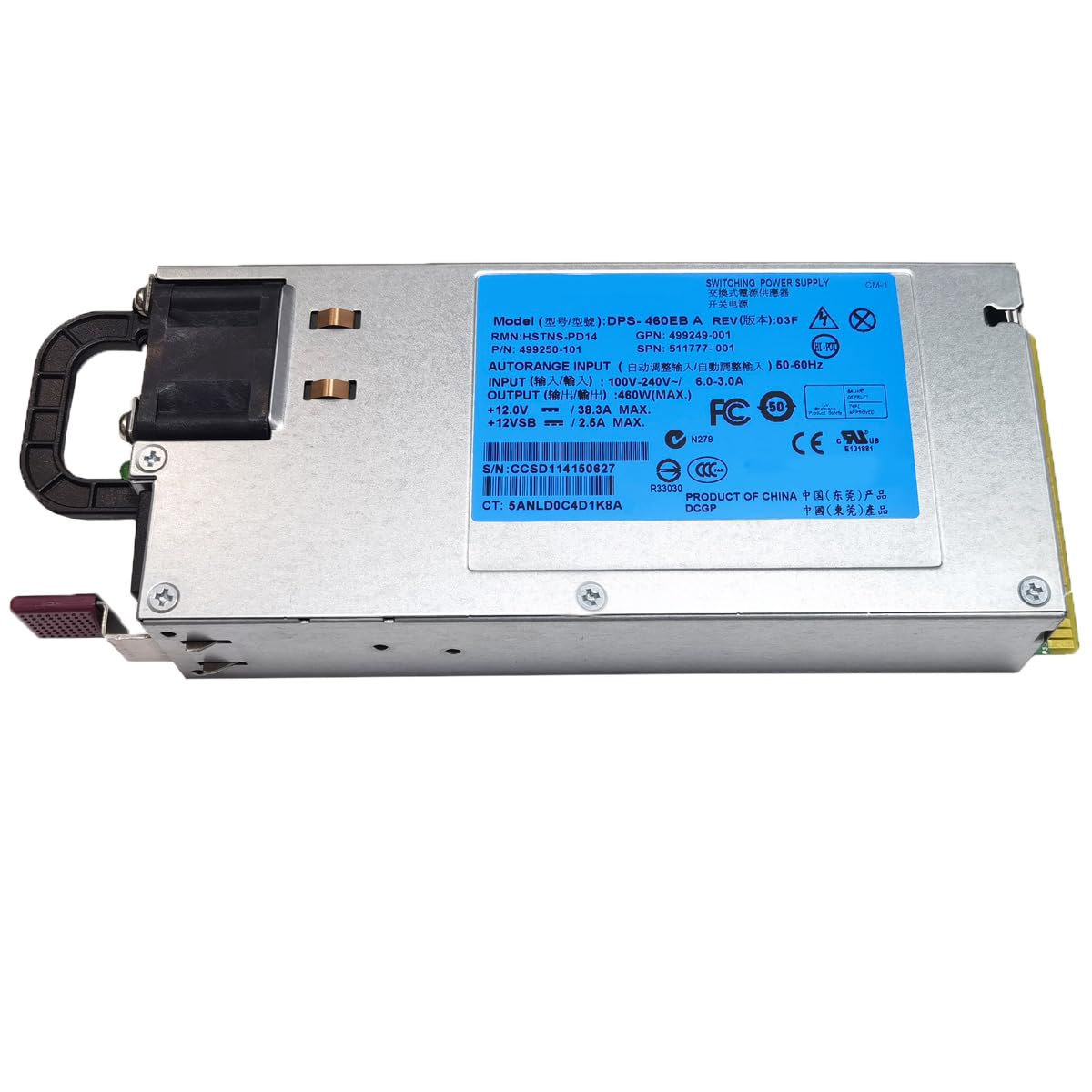 460W DPS-460EB A HSTNS-PD14 HSTNS-PL14 499250-201/101 499249-001 511777-001 Server Netzteil PSU Für HP DL360 DL380 G6 G7