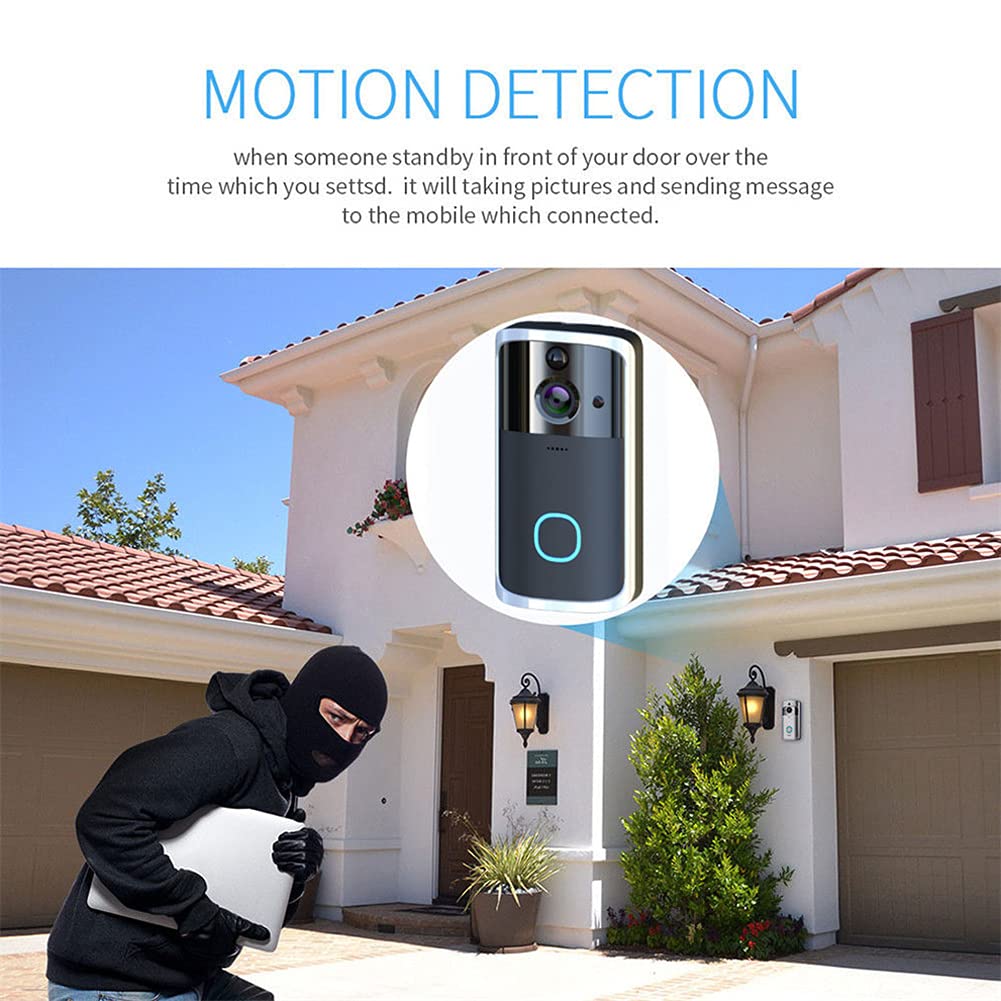 Smart Phone Wireless WiFi Video Smart Phone, Videocitofono con Campanello, Buono per La Sicurezza Domestica, Perfetto Come Il Regalo per La Casa