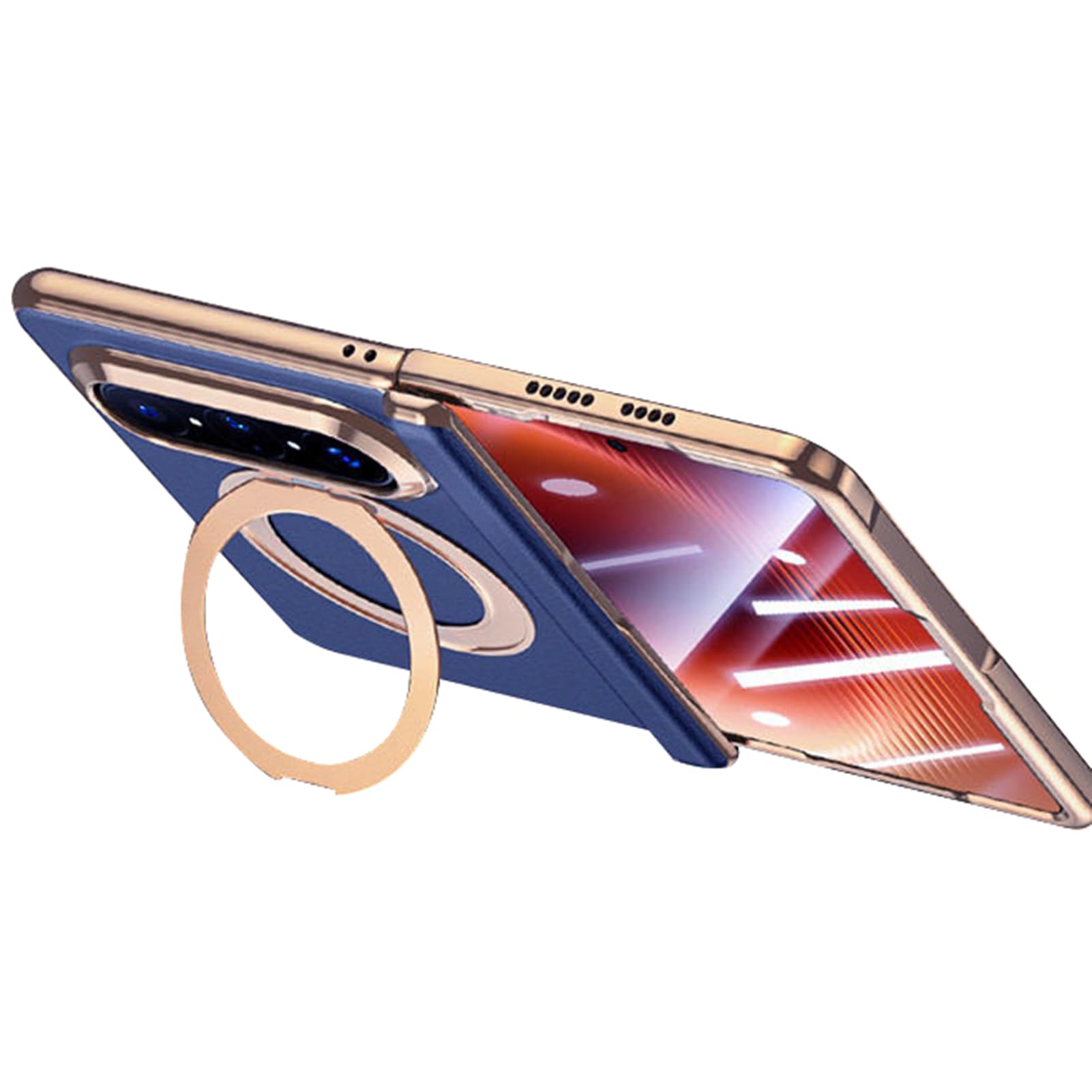 Coque Huawei Pura X Max antichoc avec anneau support pour regarder vos vidéos en voyage