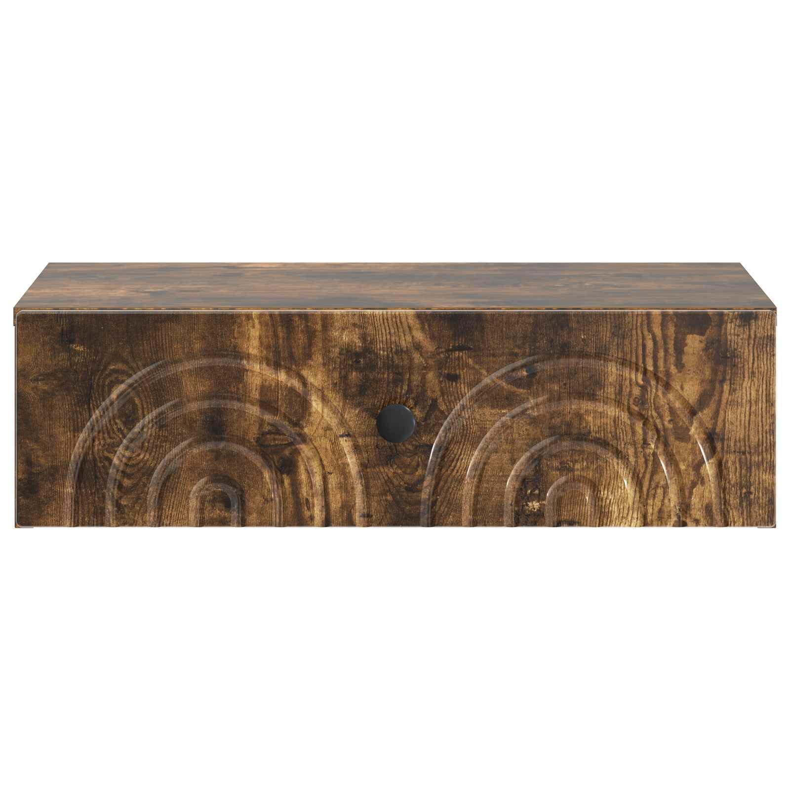 Wandtisch, 59 cm, mit Schublade, Holz | Kompaktes Design, Griffe aus Metall, Aufbewahrung der Küche, Pflege mit feuchtem Tuch