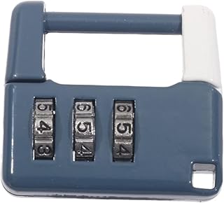 قفل رقمي صغير لامان شنط السفر والامتعة - CH14B_ازرق