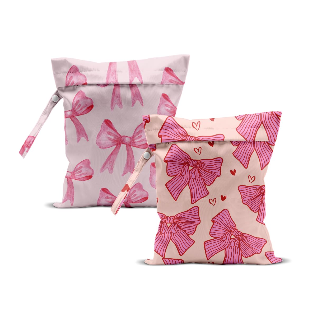 ZHAMEN 2Pcs Bow Tie Wet Bag - cloth diapers and accessories | Mubboo