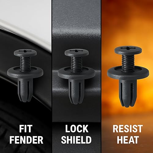 Miniatura 6 de Lantee Sujetador de remaches de plástico 15 x 12 x 6 mm