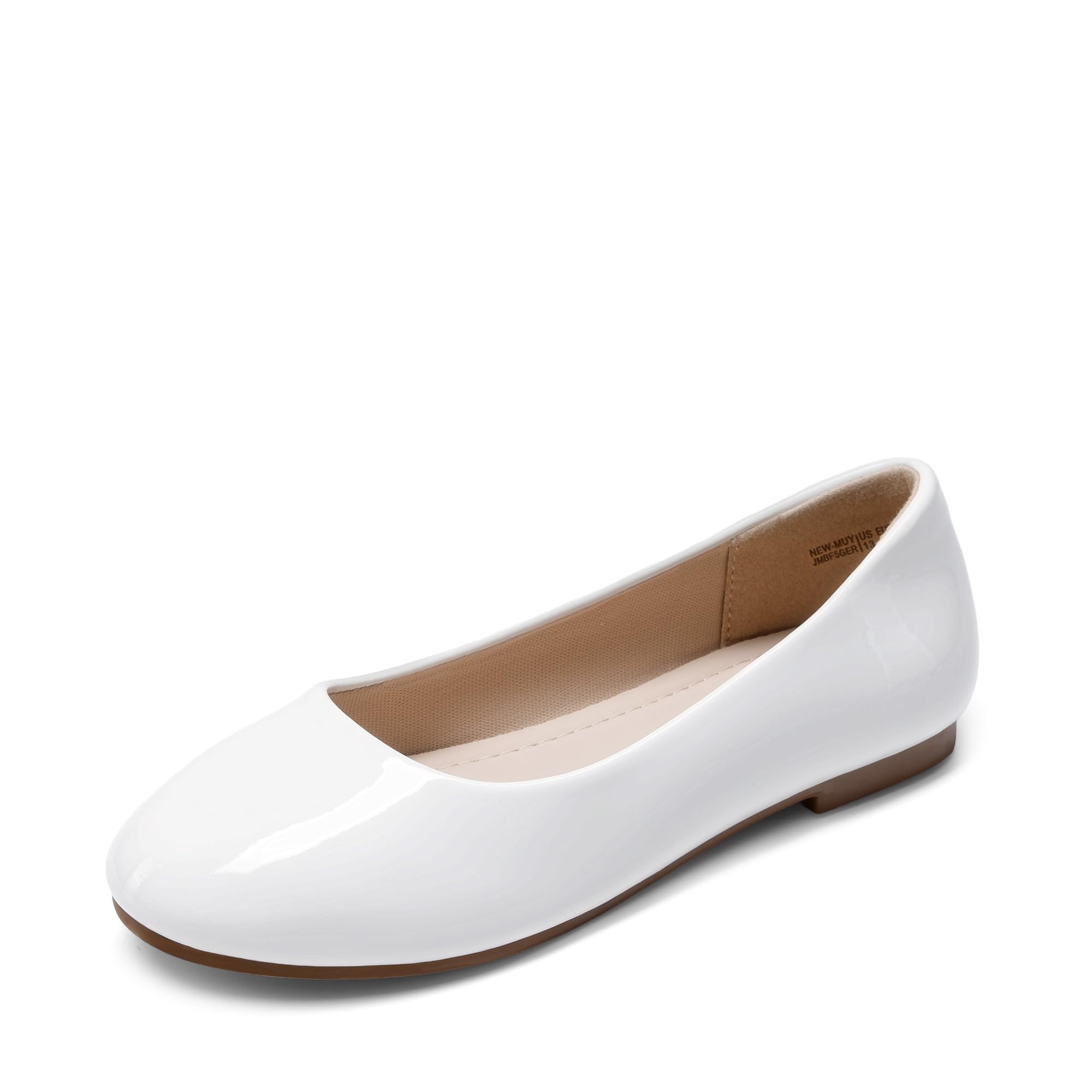 DREAM PAIRS Ballerinas Mädchen Kommunionschuhe | Slip-On Ballerina Kinder Klassische Flache Schuhe Prinzessin Schuhe Für Partykleidern Und Den Alltag