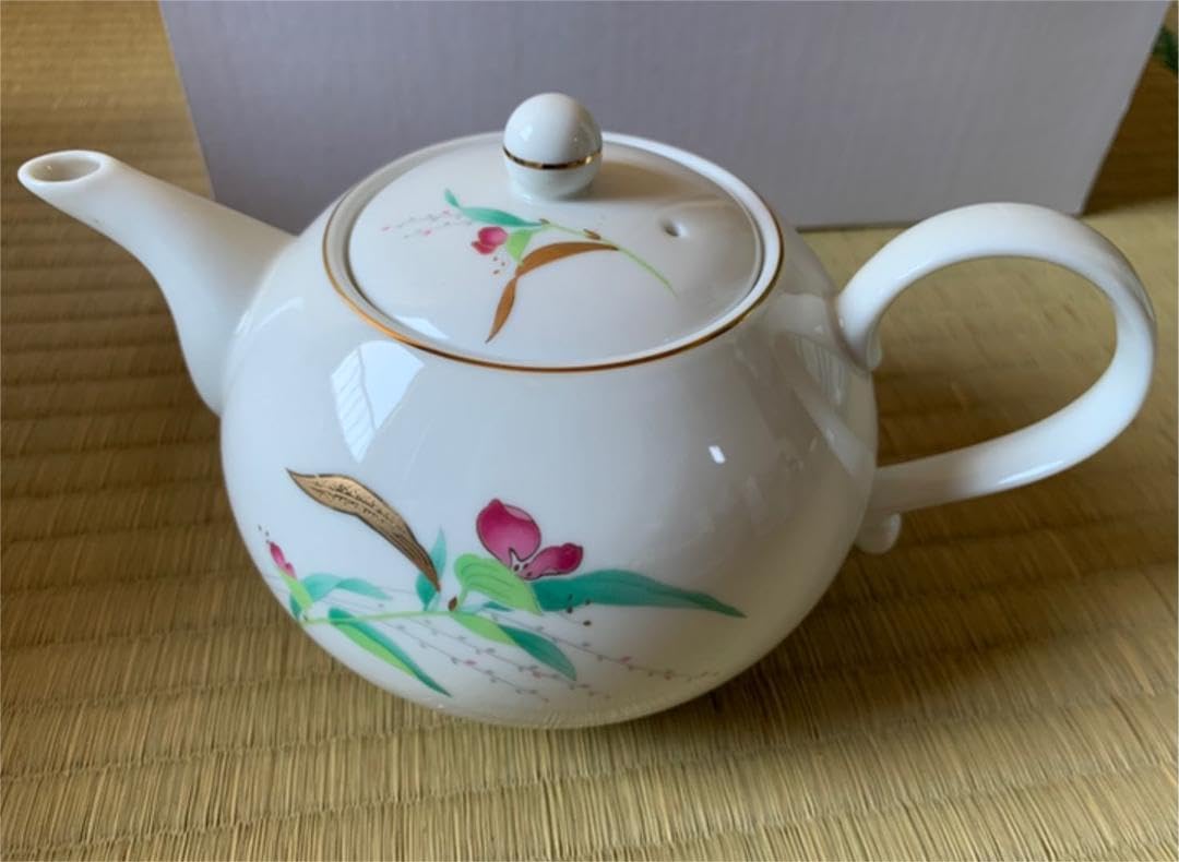 有田焼 弥生窯 湯呑 5点セット 蘭の花 蘭）蓋付湯のみ５客 弥生窯 急須+湯のみ5客 セット