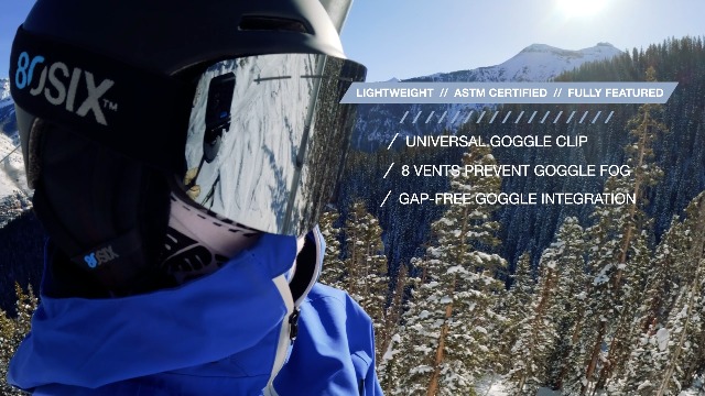 80SIX Ski Helm Mannen Vrouwen Unisex Sneeuw Sport Helm