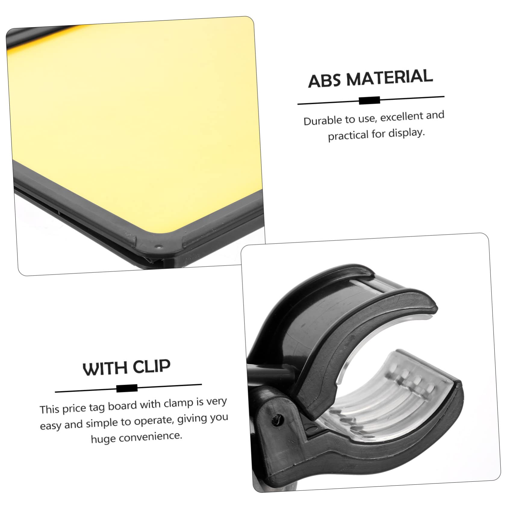 VILLCASE 2 Set Di Etichette Formato A4 Con Clip Per Etichette Per Negozi Facili Da Usare Etichette Per Supermercati Versatili Per Ambienti