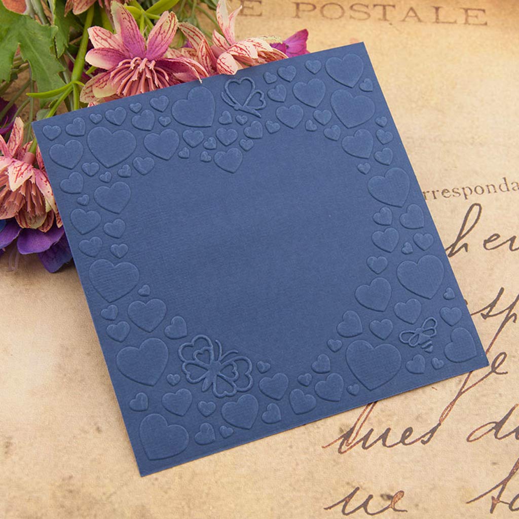 ECMQS Prägefolder „Alles Gute“ – Wiederverwendbare DIY-Schablone Für Karten & Scrapbooking