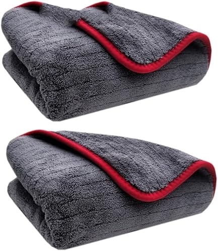 LCDIEB Toalla de lavado de coche, 23.6 x 35.4in, microfibra para limpieza de coche, paño para coche, microfibra para el cuidado del coche, 2