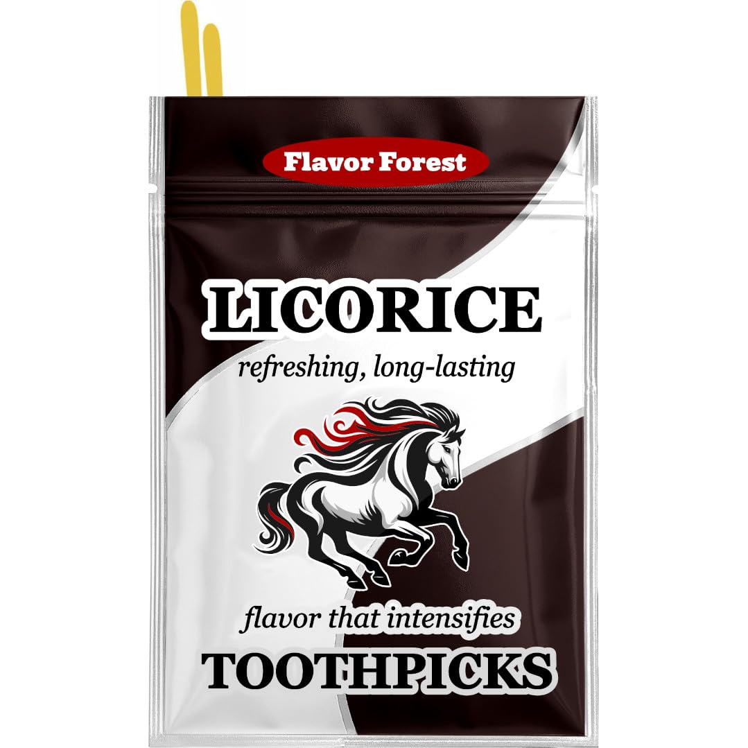 Flavor Forest Licorice Toothpicks (Flat Shape) 100ct