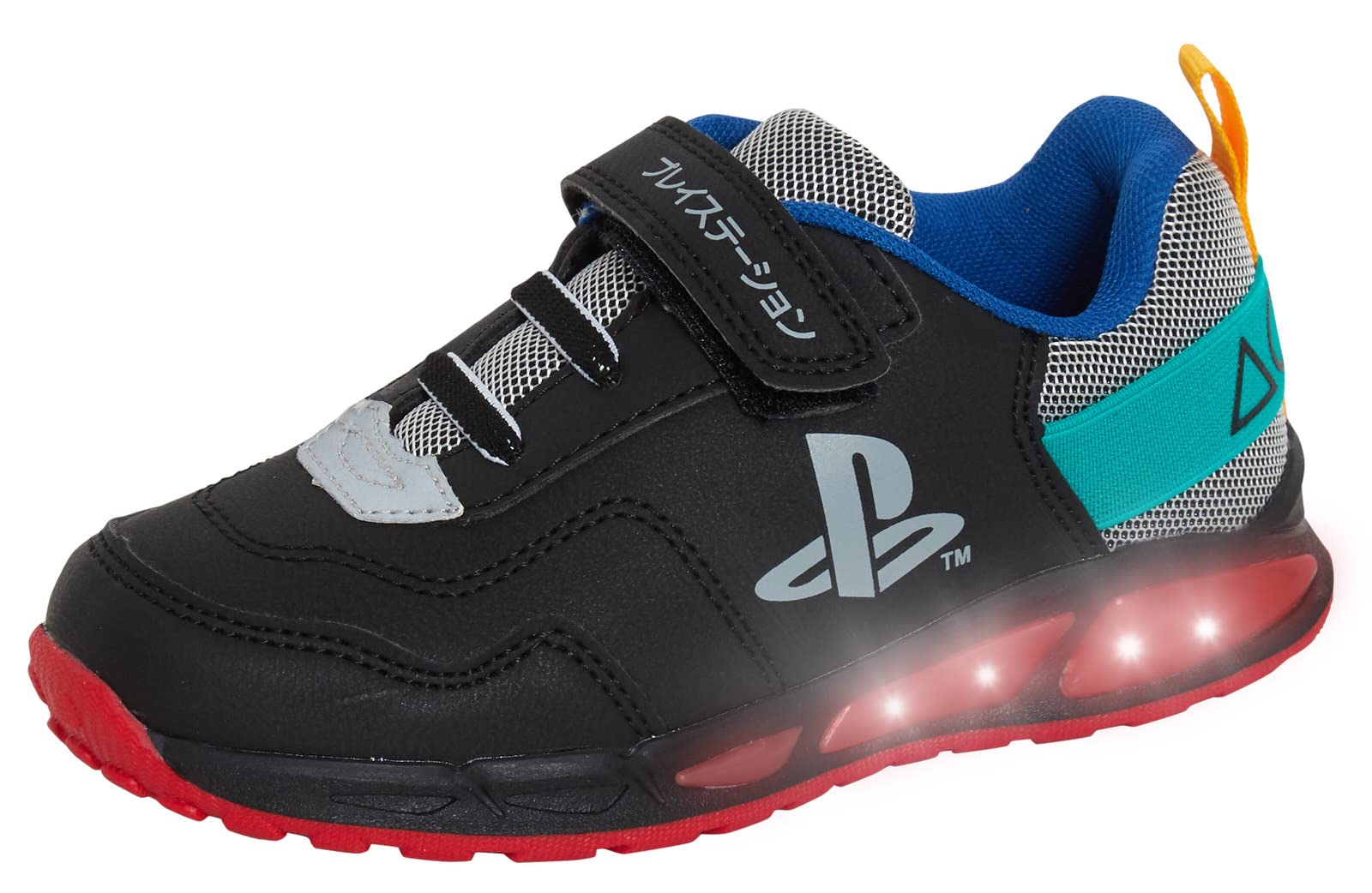 Playstation Light Up Boys Trainers Kids Sony Gaming Gamer Running