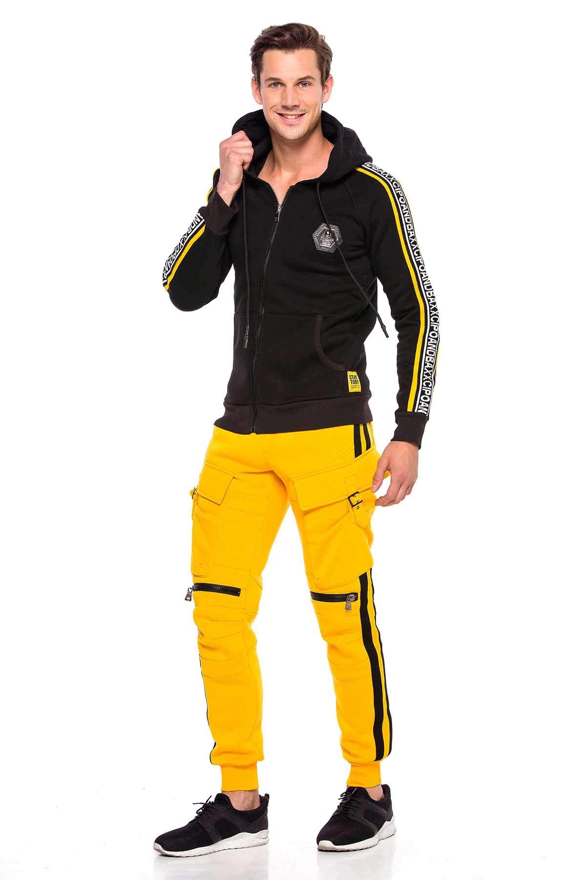Cipo & Baxx Herren Jogginghose Series – Bequeme Freizeithose | mit sportlichem Schnitt, Funktionalen Taschen und modischem Design für Alltag, Sport und Streetwear