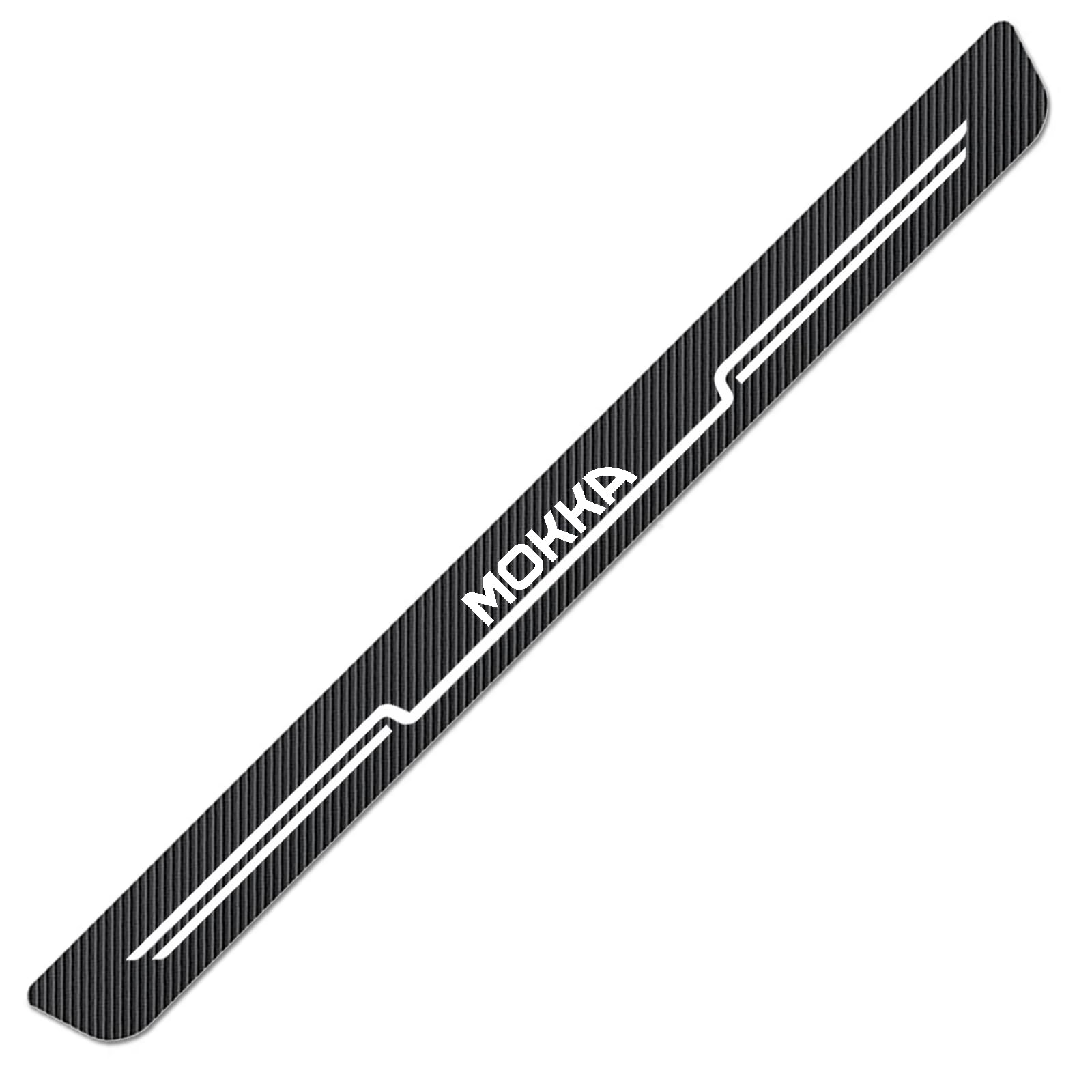 WXH97F Car Carbon Fiber Rear Bumper Protector Strip for Opel Vauxhall Mokka