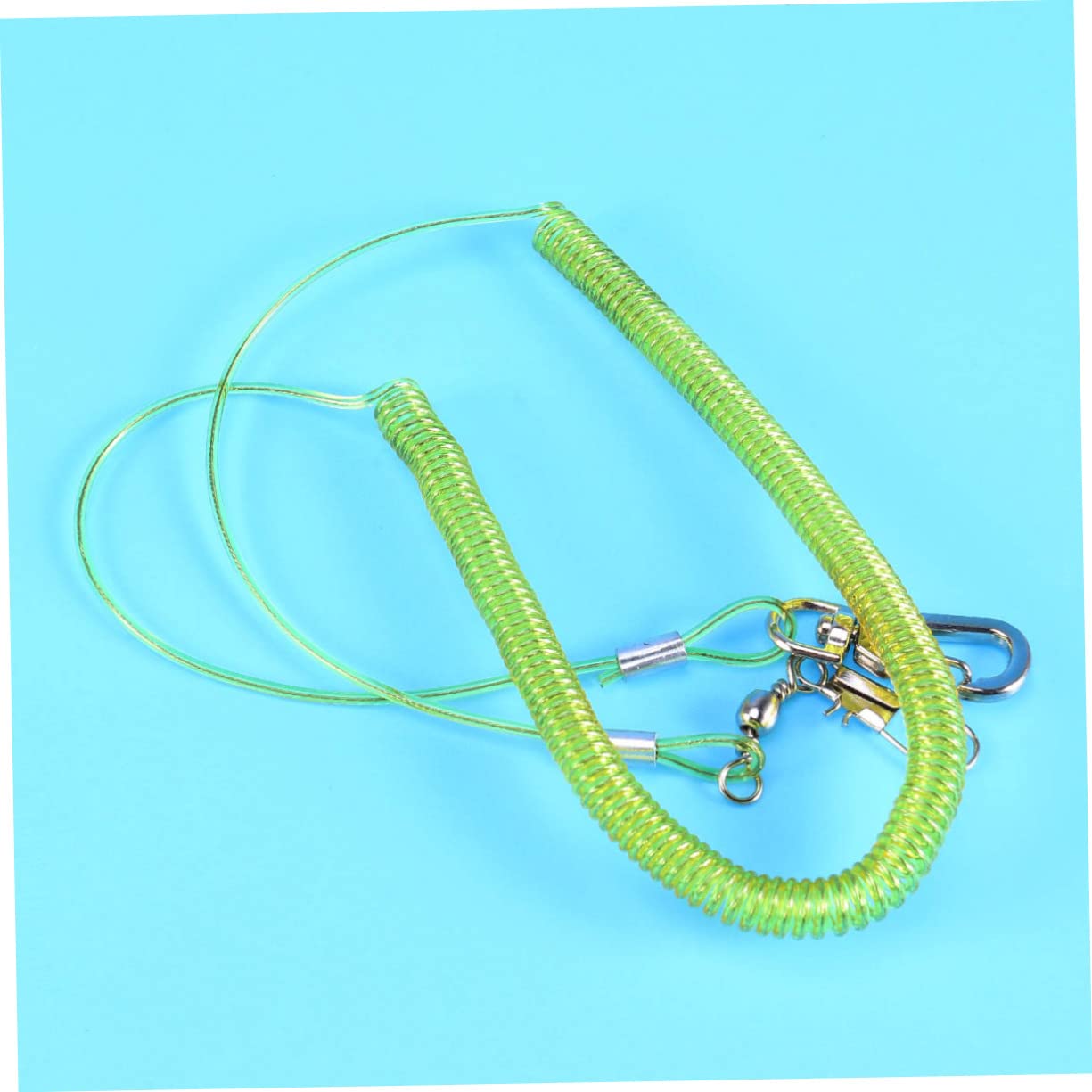 BESPORTBLE Adjustable Bird Leash Parrot Flight Harness Pet Leash Bird Harness for Parrot Strong Plastic Steel Wire Claw Ring Random Color