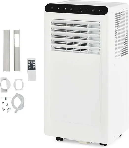 GarveeHome Portable Air Conditioner, 8,000 BTU Energy Star AC, Remote & Dehumidifier Mode, for Apartment & Bedroom, Indoor Portable AC.
