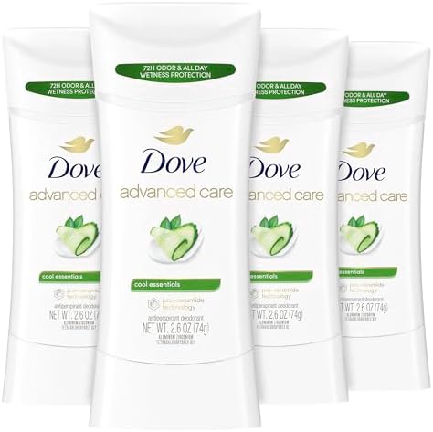 Dove Advanced Care Antiperspirant Deodorant Stick Cool Essentials...