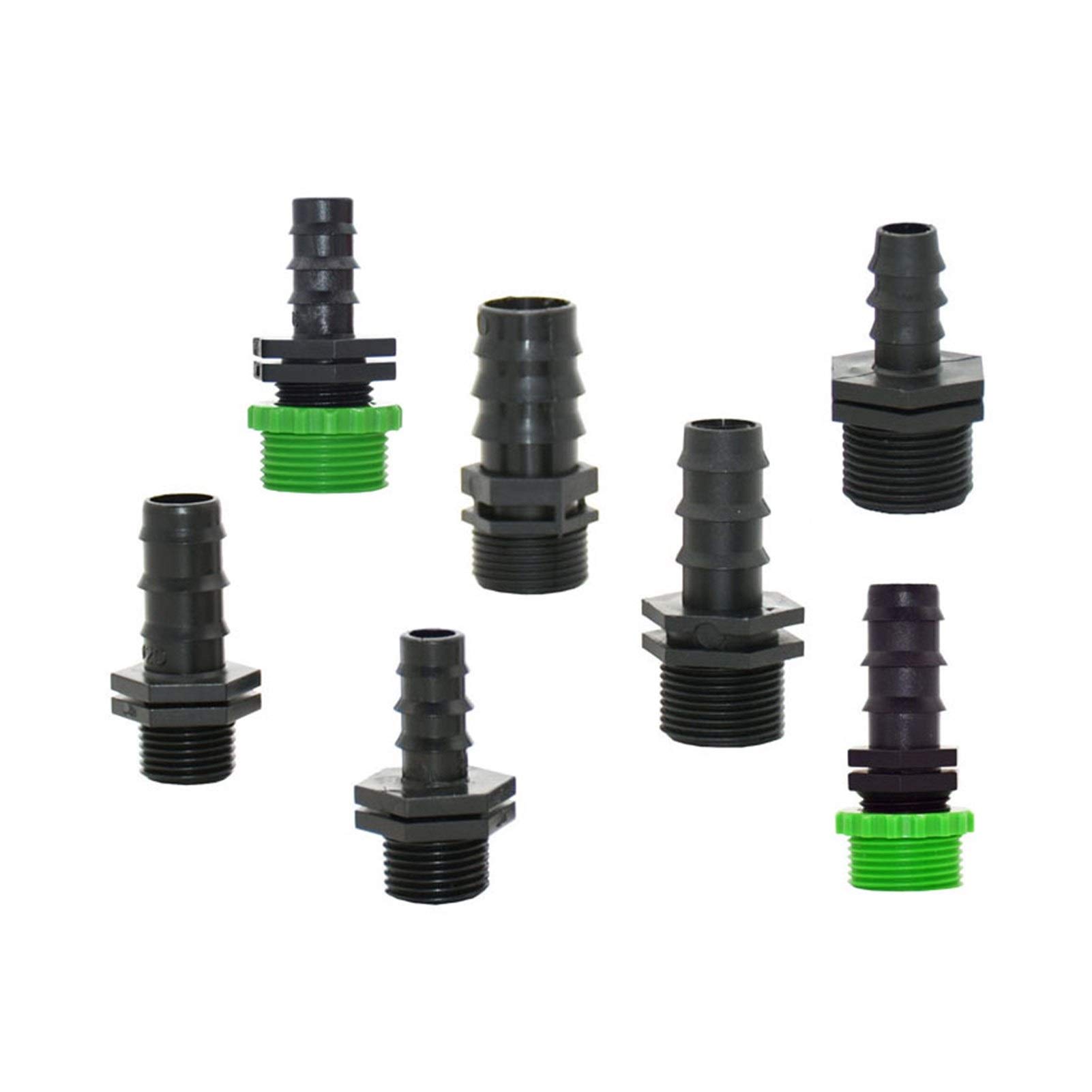 Connettore del Tubo da Giardino Filettatura Maschio 1/2 3/4 a 16mm 20 Millimetri 25 Millimetri Tubo for innaffiare connettore Water Garden Rubinetto e 1/2 3/4 Tubo connettore 40